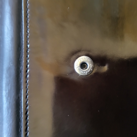 Salvatore Ferragamo Black and Silver Large Wallet Sleek Design - Picture 5 of 9